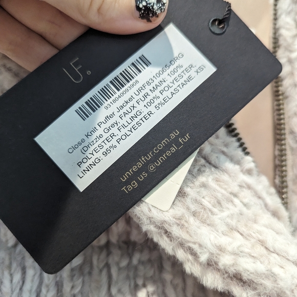 UNREAL FUR CLOSE-KNIT PUFFER JACKET - Picture 5 of 10